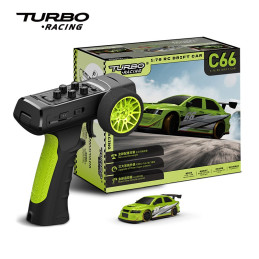 Micro Drift Car C66 1/76 RTR Turbo Racing Turbo Racing TB-C66 - 1