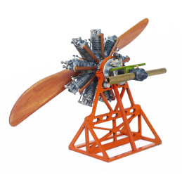 Moteur d'avion rotatif Sopwith Camel Clerget 1/16 Model Airways Model Airways MA1031 - 3