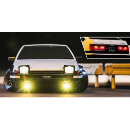 Fazer D2 Toyota Sprinter Trueno AE86 Blanche Drift 1/10 RTR Kyosho Kyosho 34502T1 - 7