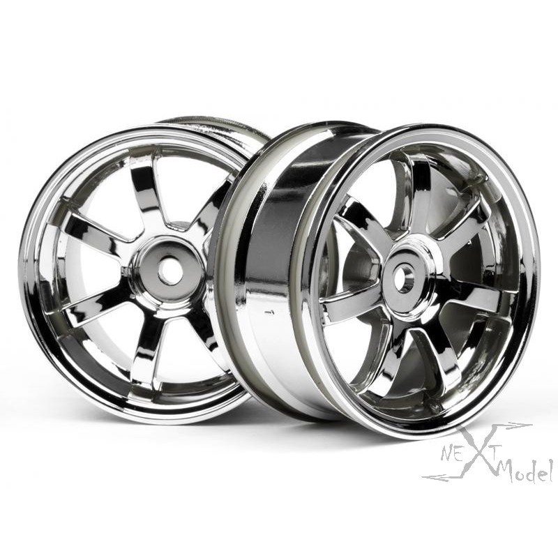 Jantes Mag7 26mm Chrome (2) HPI HPI Racing 87003574 - 2