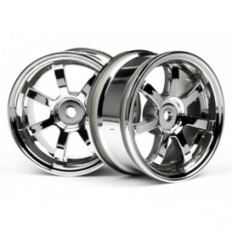 Jantes Mag7 26mm Chrome (2) HPI HPI Racing 87003574 - 1