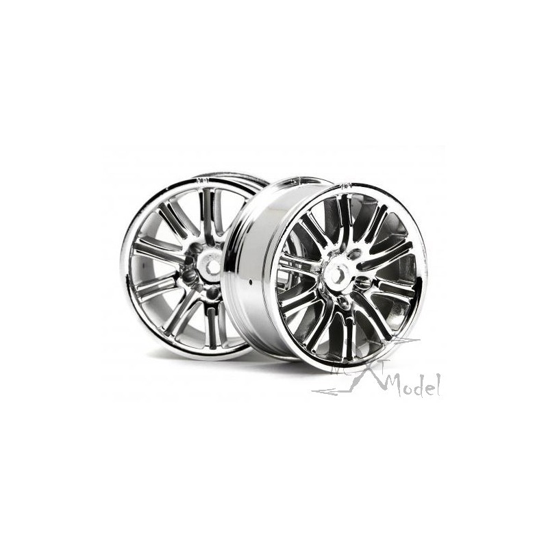 Jantes 10 Branches Sport 26mm Chrome (2) HPI HPI Racing 87003772 - 2