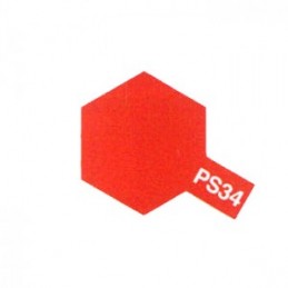 Paint bomb PS34 Tamiya ferrari red Lexan Tamiya 86034 - 1
