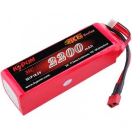 Li - Po 2200mAh 35 c S 5, 18, 5V (Dean) Kypom Kypom Batteries KT2200/35-5S - 1