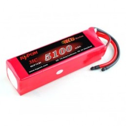 Li - Po 5100mAh 35 c 3S 11.1V (Dean) Kypom Kypom Batteries KT5100/35-3S - 1