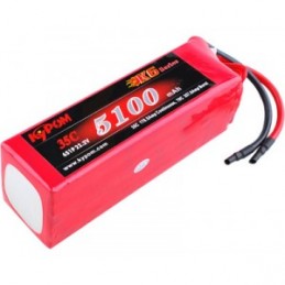 Li - Po 5100mAh 35 c 6S 22.2V block (Dean) Kypom Kypom Batteries KT5100/35-6S(A) - 1