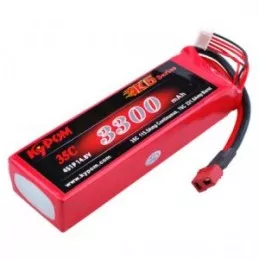 Li - Po 3300mAh 35 c 4S 14.8V (Dean) Kypom Kypom Batteries KT3300/35-4S - 1