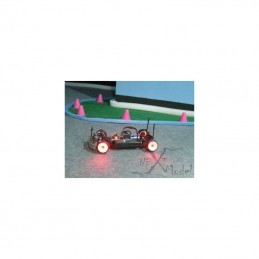 Kit LED wheels Blue 1/10 track GT-Power GT-Power GT-LED-WHEEL-B - 2