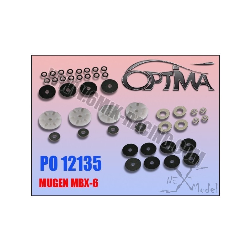 Pistons valves c2shocks for Mugen MBX6 - 6Mik 6Mik PO12135 - 2