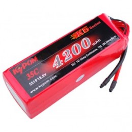 Li-Po 4200mAh 35C 5S 18.5V (Dean) Kypom Kypom Batteries KT4200/35-5S - 1