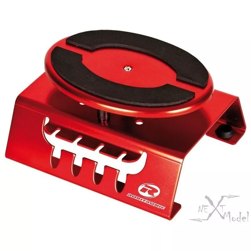 Stand tournant rouge pour voiture 1/8 Robitronic Robitronic R15001R - 2