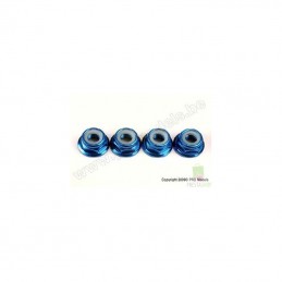 Blue 5mm anodized wheel (4) Traxxas nut Traxxas TRX-4147X - 2