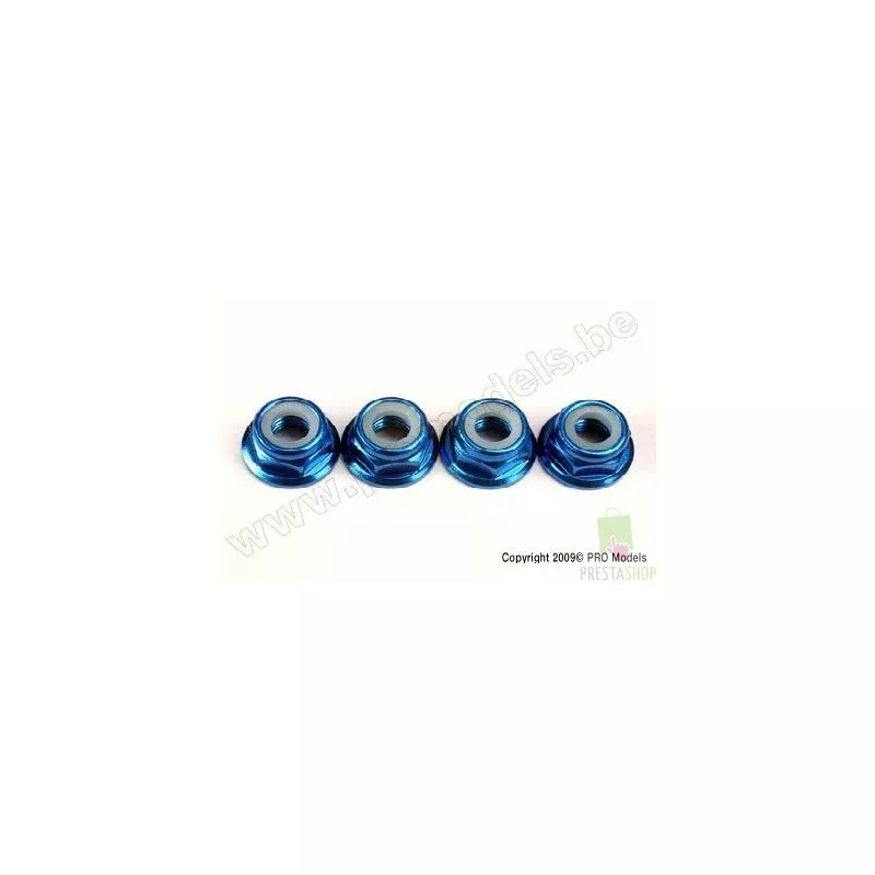 Ecrou de roue anodisé bleu 5mm (4) Traxxas Traxxas TRX-4147X - 2