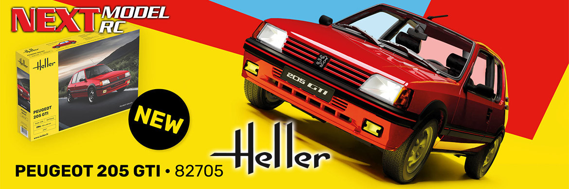 Heller maquette Peugeot 205 GTI