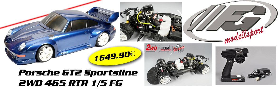 Porsche GT2 Sportsline 2WD 465 RTR 1/5 FG 14000R-05160BL-05164